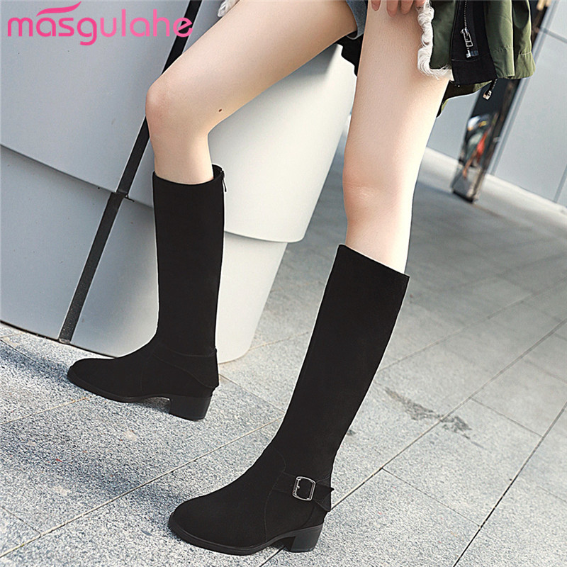 Masgulahe Plus size 34-43 New Cow suede leather women boots square heel knee high boots square heel ladies, Army green withj fur
Masgulahe Plus size 34-43 New Cow suede leather women boots square heel knee high boots square heel ladies, Army green withj fur