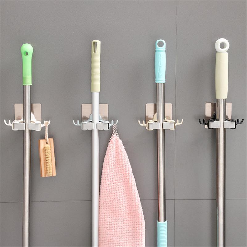1 Pc Wall Mounted Mop Organizer Holder Brush Broom Hanger Storage Rack Kitchen Clip No Nails Seamless Mop Hook For Pot
1 Pc Wall Mounted Mop Organizer Holder Brush Broom Hanger Storage Rack Kitchen Clip No Nails Seamless Mop Hook For Pot