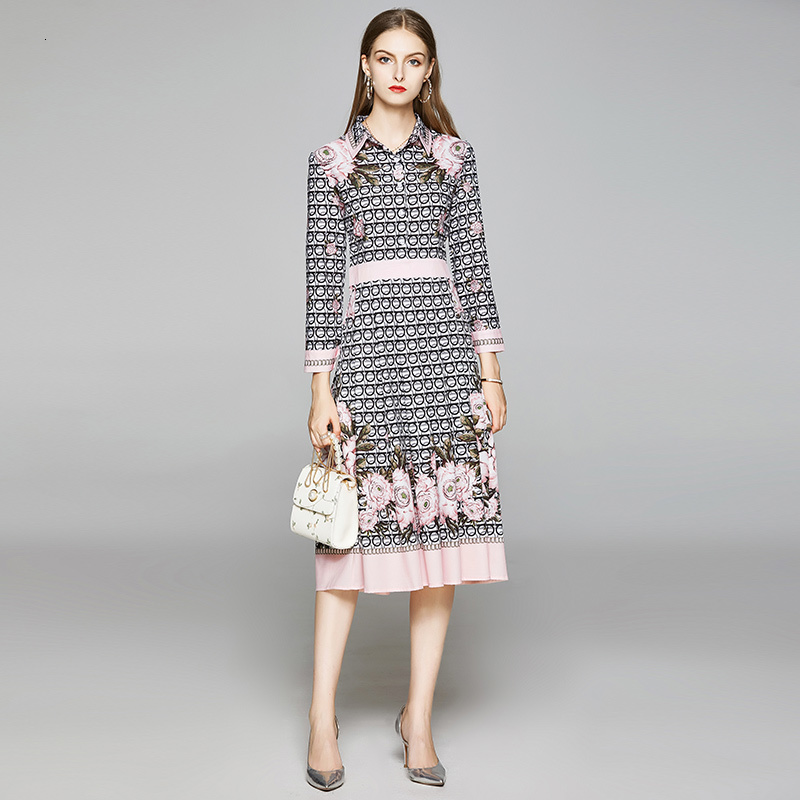 2021 New Merchall Runway Autumn Women Long Sleeve Turn Down Collar Vintage Party Female High Waist Midi Lu55 C327, The picture color
2021 New Merchall Runway Autumn Women Long Sleeve Turn Down Collar Vintage Party Female High Waist Midi Lu55 C327, The picture color