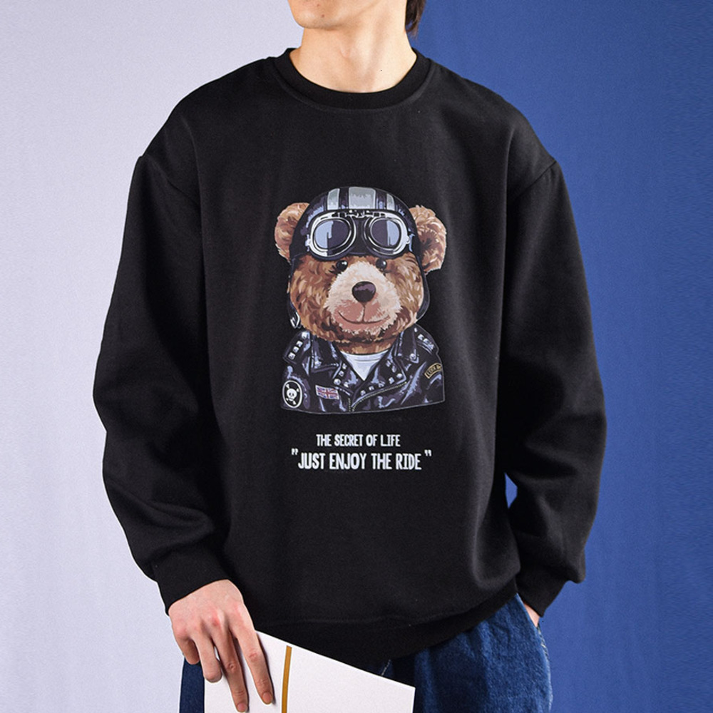 2021 New Privathinker Biker Bear Graphic Sweatshirt Hoodies Oversized Casual Pullover Warm Fleece Soft Hoodie Men Korean Streetwear 52LI, White
2021 New Privathinker Biker Bear Graphic Sweatshirt Hoodies Oversized Casual Pullover Warm Fleece Soft Hoodie Men Korean Streetwear 52LI, White