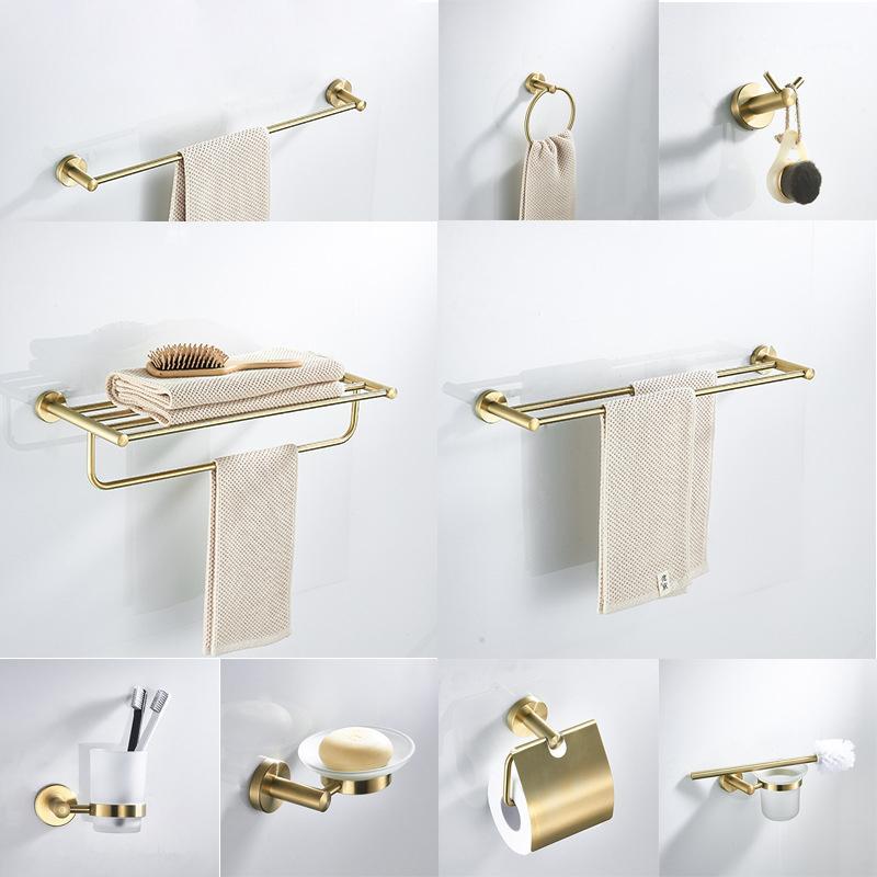 1Pc Fashion Stainless Steel Golden Towel Rack Bathroom Toilet Paper Holder Screw Install Sundries Storage Rod1, Style 3
1Pc Fashion Stainless Steel Golden Towel Rack Bathroom Toilet Paper Holder Screw Install Sundries Storage Rod1, Style 3