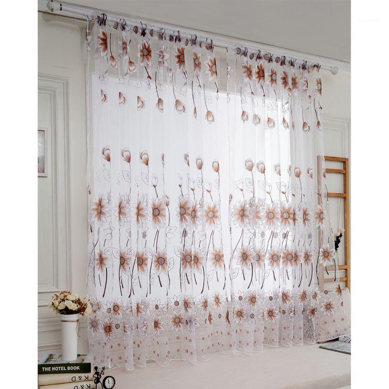 Floral Window Curtains Sheer Voile Tulle Window Pastoral Style Bedroom Living Room Balcony Kitchen Printed Tulip 1MX2M1, Ym0673z
Floral Window Curtains Sheer Voile Tulle Window Pastoral Style Bedroom Living Room Balcony Kitchen Printed Tulip 1MX2M1, Ym0673z