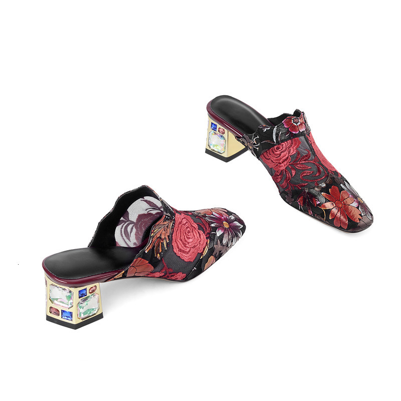 2021 New Big 34-43 Women's Slippers Thick Toe Heels Fashion Lady Embroidered Party Shoes A6DR, Blue
2021 New Big 34-43 Women's Slippers Thick Toe Heels Fashion Lady Embroidered Party Shoes A6DR, Blue