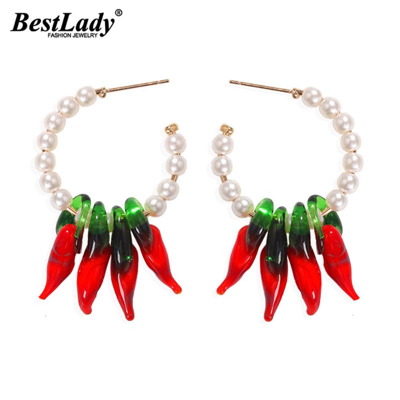Best Lady Cute Small Pepper Hoop Earrings For Women Simulated Pearls Korean Hot Sale Elegant Earrings Fashion Jewelry Party Gift
Best Lady Cute Small Pepper Hoop Earrings For Women Simulated Pearls Korean Hot Sale Elegant Earrings Fashion Jewelry Party Gift