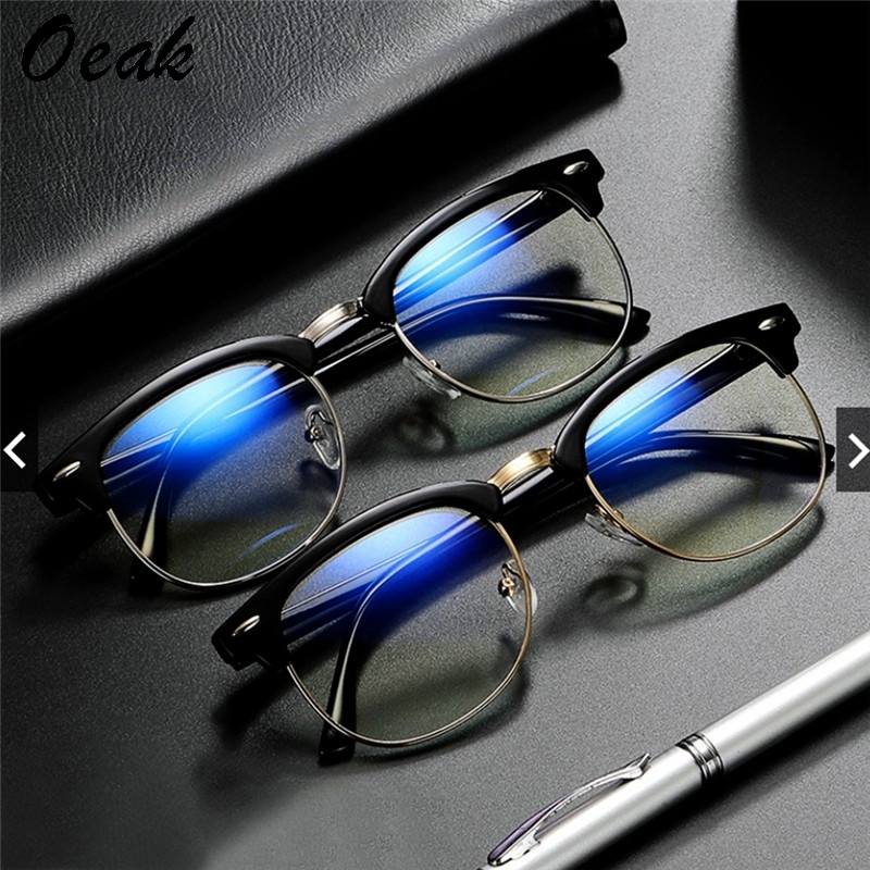 New Retro Men Women Classic Clear Lens Nerd Frames Glasses Eyeglasses Vintage Half Metal Eyewear Frame Fashion Designed
New Retro Men Women Classic Clear Lens Nerd Frames Glasses Eyeglasses Vintage Half Metal Eyewear Frame Fashion Designed
