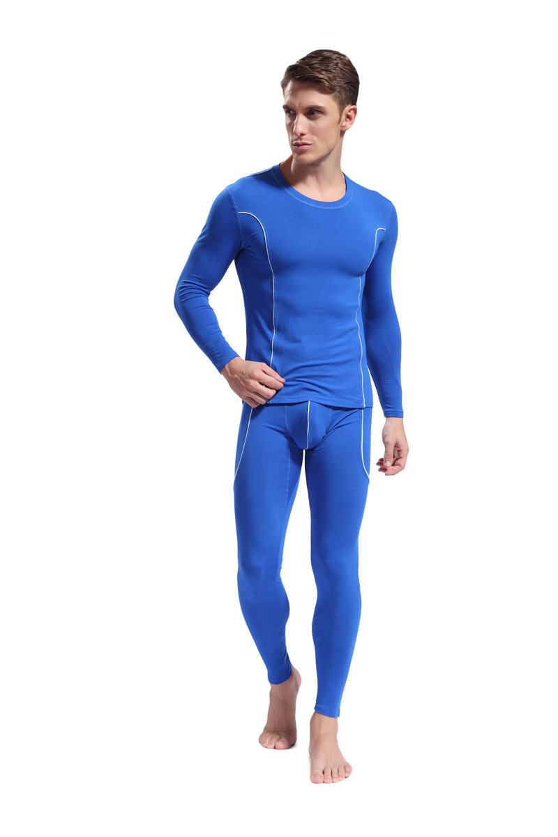Men's Long Johns Set Bamboo Fiber Soft Thermal Underwear Comfortable Mens Leggings warm Sleepwear for winter 201023