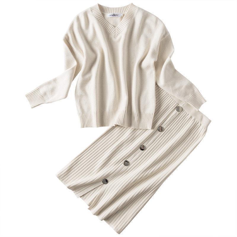 autumn 2021 New winter knitted-out style 2 piece long sleeve set loose nightgown tops + thin female skirt suits y469 GH2W, Xing suit
autumn 2021 New winter knitted-out style 2 piece long sleeve set loose nightgown tops + thin female skirt suits y469 GH2W, Xing suit