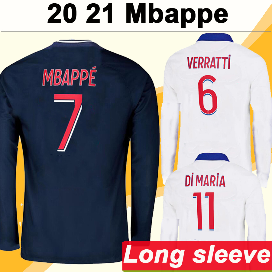 20 21 MBAPPE ICARDI Long Sleeve Mens Soccer Jerseys DI MARIA KIMPEMBE Home Away Football Shirts New DRAXLER VERRATTI Adult Uniforms, Cx634 2021 home no patch
20 21 MBAPPE ICARDI Long Sleeve Mens Soccer Jerseys DI MARIA KIMPEMBE Home Away Football Shirts New DRAXLER VERRATTI Adult Uniforms, Cx634 2021 home no patch