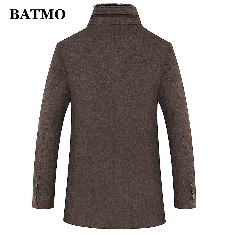 BATMO arrival winter high quality wool casual trench coat menmen's thicked wool jackets plus-size M-6XL 1658 201128