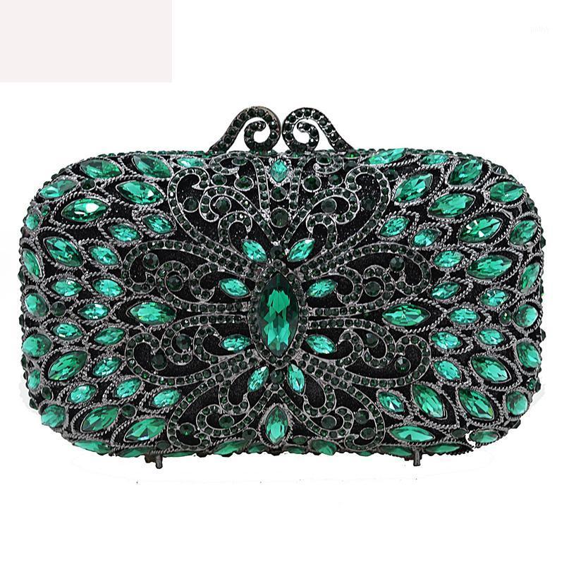 female White Rhinestone Crystal wedding clutches bags Women clutch Purse Party Handbags Fashion Ladies Metal Mini Bag green1, Color same as pictur
female White Rhinestone Crystal wedding clutches bags Women clutch Purse Party Handbags Fashion Ladies Metal Mini Bag green1, Color same as pictur