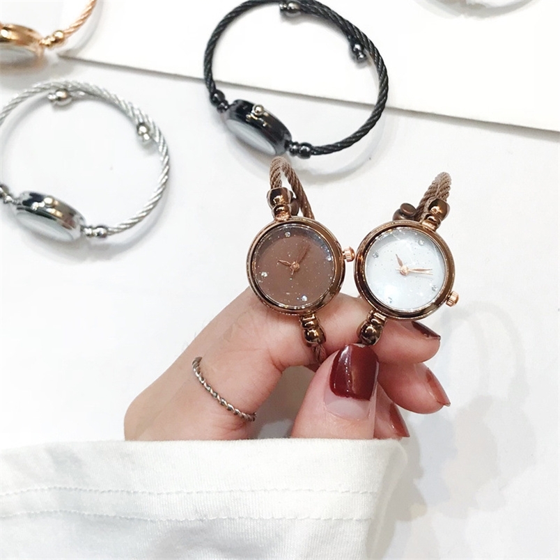 Luxury Starry Sky Bracelet Watche Fashion Shine Diamond Elegant Ladies Bangle Wristwatches Female Quartz Montre Femme 211228, Black white
Luxury Starry Sky Bracelet Watche Fashion Shine Diamond Elegant Ladies Bangle Wristwatches Female Quartz Montre Femme 211228, Black white