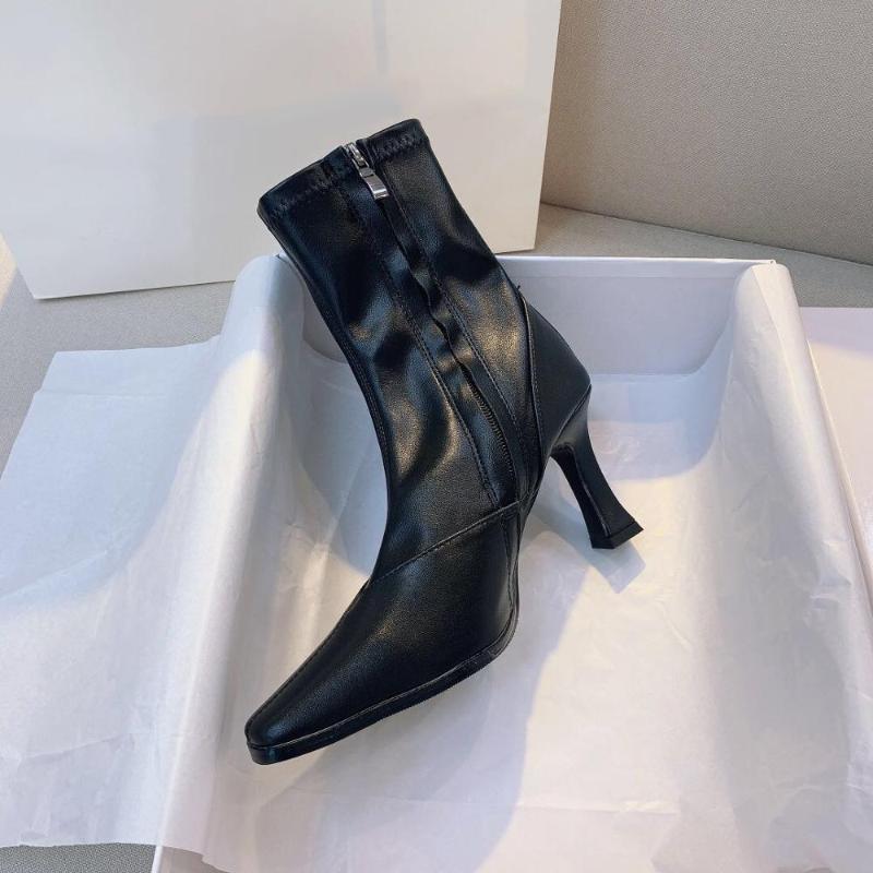 Woman Autumn Woman Boots Short Boots Flock Square Toe Boot Fashion Sexy High Heels Knitting Stretch Boot, Black
Woman Autumn Woman Boots Short Boots Flock Square Toe Boot Fashion Sexy High Heels Knitting Stretch Boot, Black