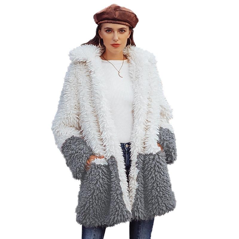 Fashion Womens Faux Fur Jacket Coat Warm Winter Outerwear Open Front Long Cardigan Coat, White grey
Fashion Womens Faux Fur Jacket Coat Warm Winter Outerwear Open Front Long Cardigan Coat, White grey
