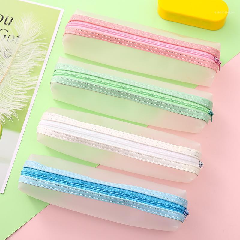16 pcs/lot Frosted Translucent Large Capacity Pencil Bag Stationery Storage Organizer Pencil Case School Supply1
16 pcs/lot Frosted Translucent Large Capacity Pencil Bag Stationery Storage Organizer Pencil Case School Supply1