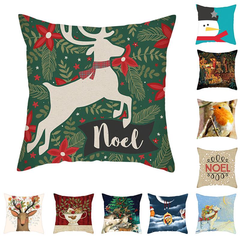 Fuwatacchi Christmas Series Cushion Cover Cartoon Style Pillow Case Home Decorative Colorful Pillow Cover for Sofa Car Bed Seat, Pc13100
Fuwatacchi Christmas Series Cushion Cover Cartoon Style Pillow Case Home Decorative Colorful Pillow Cover for Sofa Car Bed Seat, Pc13100