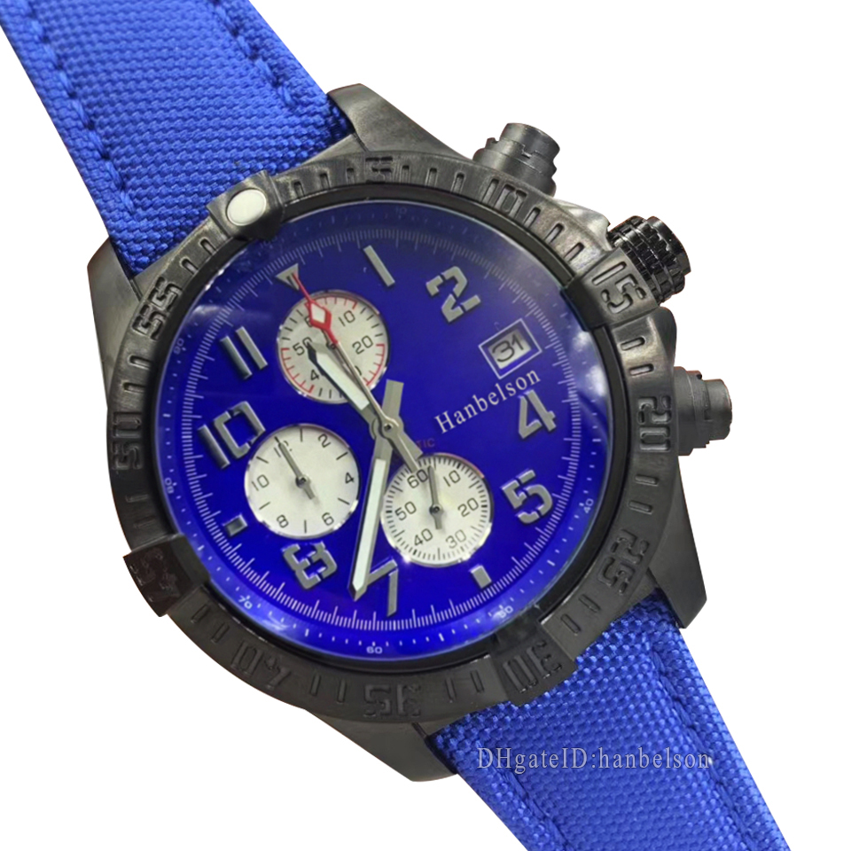 NEW Blue reloj de lujo men watch Japan Quartz movement chronograph Male Nylon Strap Men Watches Wristwatch Sports Uhren, B1
NEW Blue reloj de lujo men watch Japan Quartz movement chronograph Male Nylon Strap Men Watches Wristwatch Sports Uhren, B1