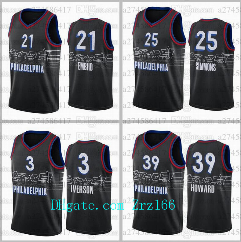 Men Philadelphia 76ers 25 Ben Simmons 3 Iverson 21 Embiid 2020 21 #00 City Black Boathouse Row Jersey, Black;red
Men Philadelphia 76ers 25 Ben Simmons 3 Iverson 21 Embiid 2020 21 #00 City Black Boathouse Row Jersey, Black;red