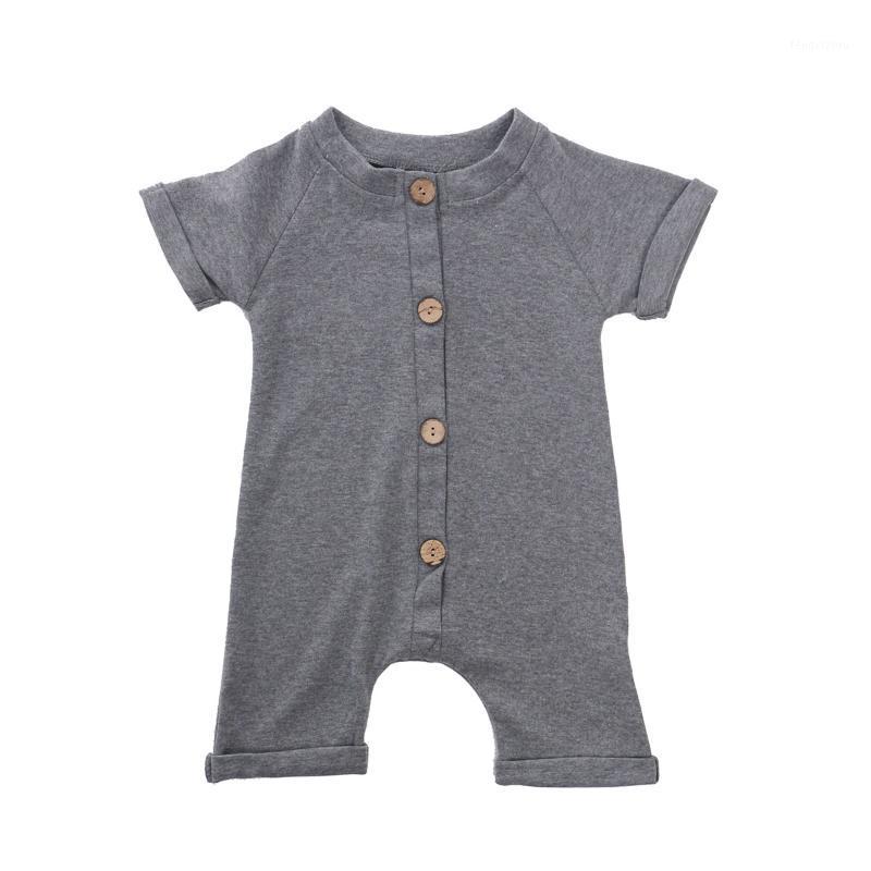 Newborn Infant Baby Boys Girls Summer Casual Short Sleeve Buttons Romper Gray Outfits 0-24M1
Newborn Infant Baby Boys Girls Summer Casual Short Sleeve Buttons Romper Gray Outfits 0-24M1