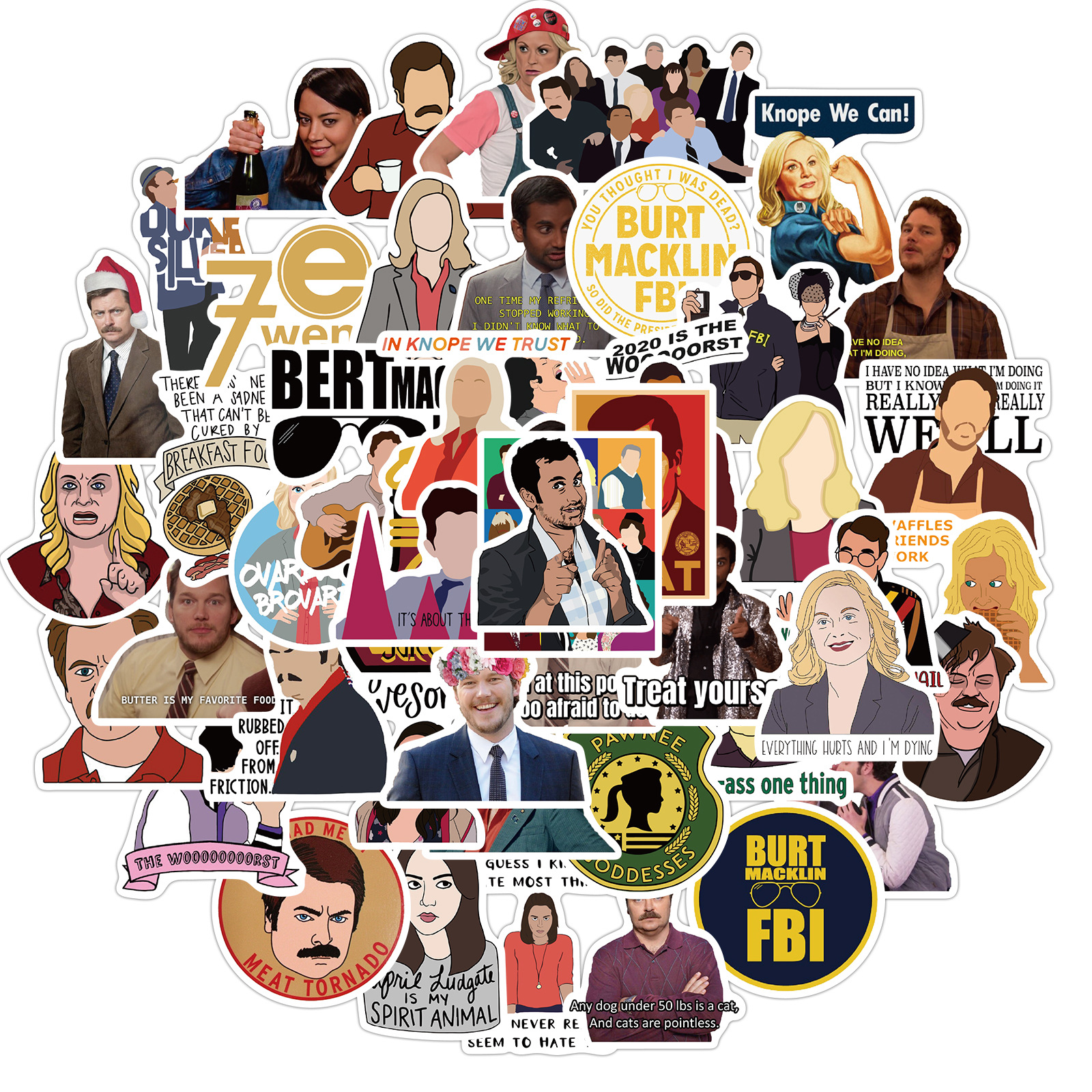 100Pcs/Lot Parks and Recreation TV Show Stickers DIY Laptop Luggage Skateboard Graffiti Car Phone Decals Sticker Kids Toy
100Pcs/Lot Parks and Recreation TV Show Stickers DIY Laptop Luggage Skateboard Graffiti Car Phone Decals Sticker Kids Toy