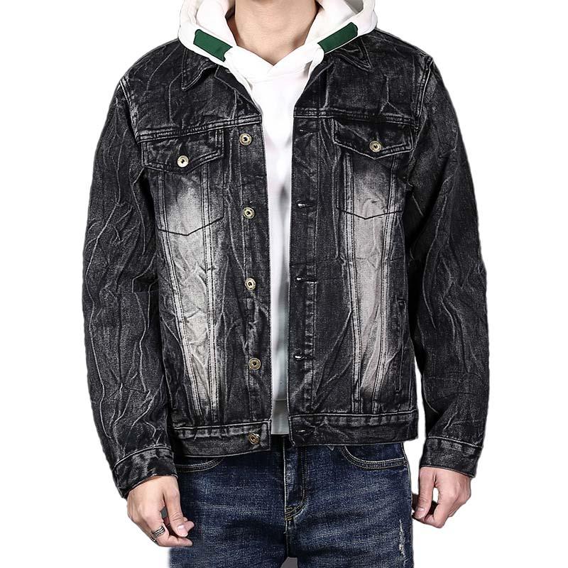 KIOVNO Men Vintage Casual Denim Jackets Slim Washed Jeans Jackets Outwear For Male Solid Color, Black
KIOVNO Men Vintage Casual Denim Jackets Slim Washed Jeans Jackets Outwear For Male Solid Color, Black