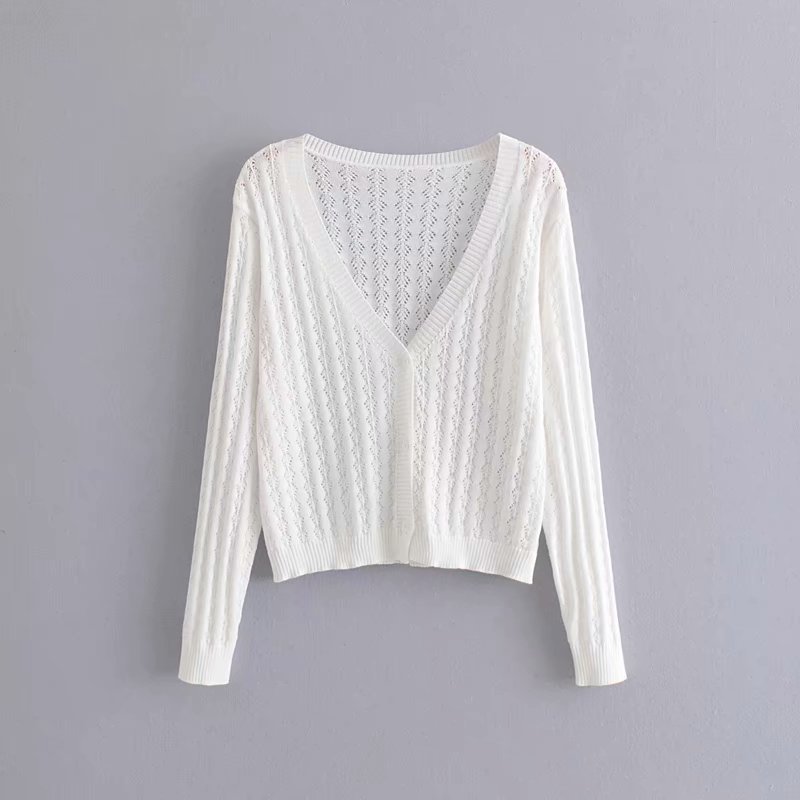 White pink cardigan kawaii cropped cardigan women knitted cropped sweater korean style women sweaters cute vintage sweater fall T200815