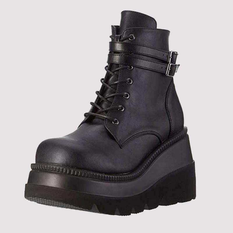 2020 Fashion High Platform Boots Women High Wedges Ankle Boots Woman Winter Heels Thicken Botas Mujer, White
2020 Fashion High Platform Boots Women High Wedges Ankle Boots Woman Winter Heels Thicken Botas Mujer, White