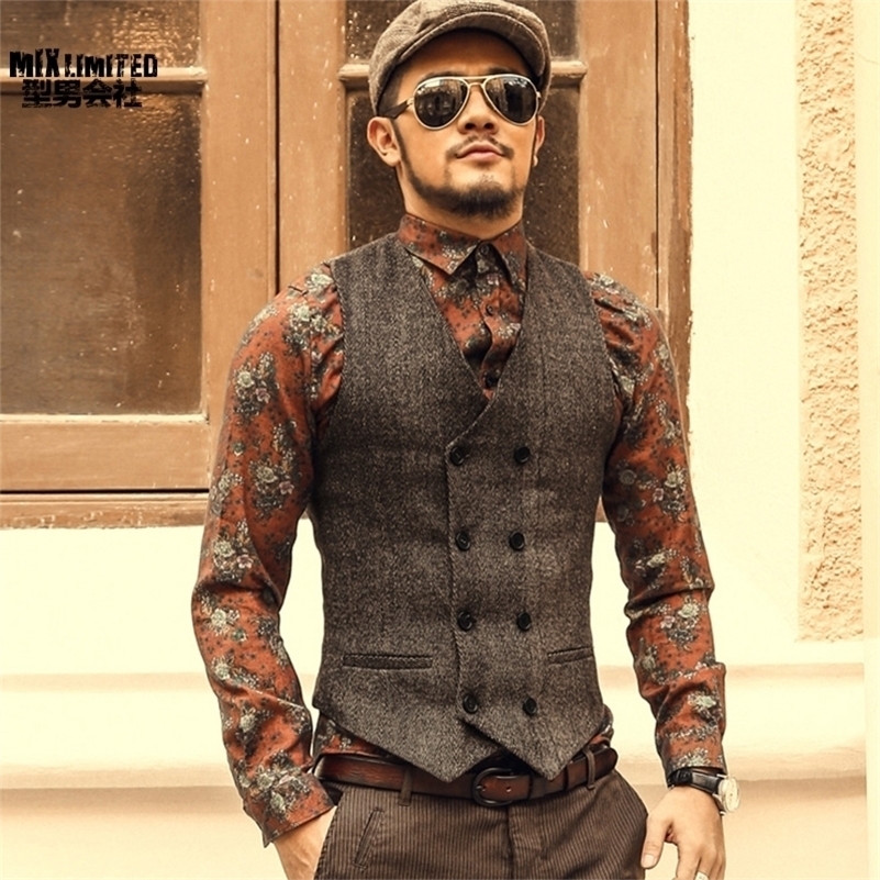 Mens Double Breasted Dress Men Formal Grey Suit Gilet Vest Slim Business Jacket Tops homme spring M51 201106, Light grey
Mens Double Breasted Dress Men Formal Grey Suit Gilet Vest Slim Business Jacket Tops homme spring M51 201106, Light grey