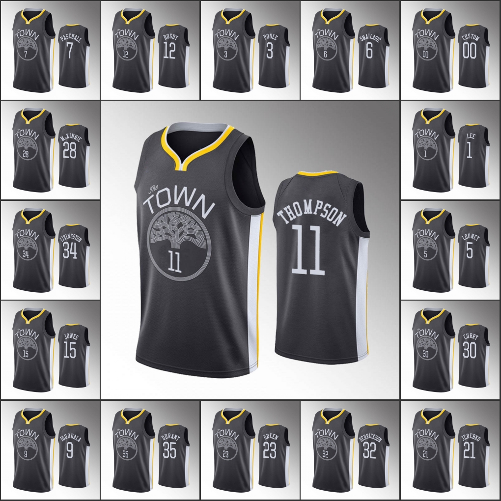 Golden State''Warriors''Men Stephen Curry Klay''Thompson Damion Lee Kevin Durant Statement Black Custom Jersey
Golden State''Warriors''Men Stephen Curry Klay''Thompson Damion Lee Kevin Durant Statement Black Custom Jersey