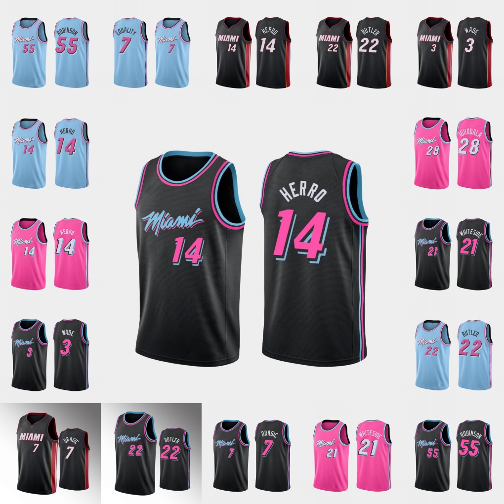 Miami Heat Men Jimmy Butler Dwyane Wade Andre Iguodala Duncan Robinson Tyler Herro Statement Basketball Jersey, Black
Miami Heat Men Jimmy Butler Dwyane Wade Andre Iguodala Duncan Robinson Tyler Herro Statement Basketball Jersey, Black