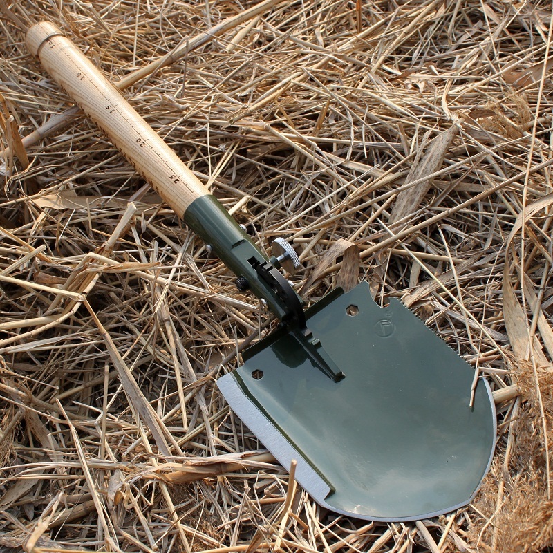 2018 chinese military shovel folding portable shovel WJQ-308 multifunctional camping shovels hunting edc outdoor survival shovel T200115
