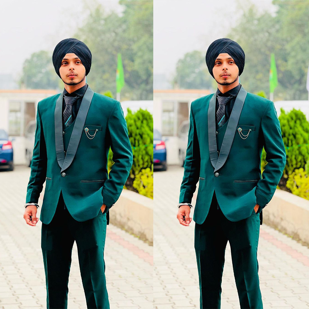 Wedding Suits for Men Tuxedos Black Shawl Lapel Groom Prom Party Business Blazer Coat Tuxedo (Jacket+Pants)