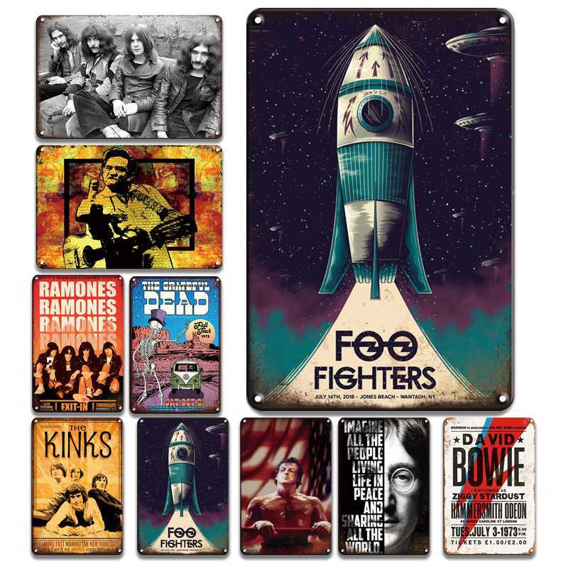 Vintage Rock Tin Poster Metal Sign Funny Musician Wall Sticker Personality Tiki Bar Man Cave Wall Dcoration Retro Band Plaque
Vintage Rock Tin Poster Metal Sign Funny Musician Wall Sticker Personality Tiki Bar Man Cave Wall Dcoration Retro Band Plaque