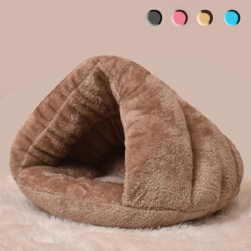 New Dog Cat Pet Beds Cotton Teddy Rabbit Bed House Snow Rena Dog Basket For Small Medium Dog Soft Warm Puppy Beds House 201126