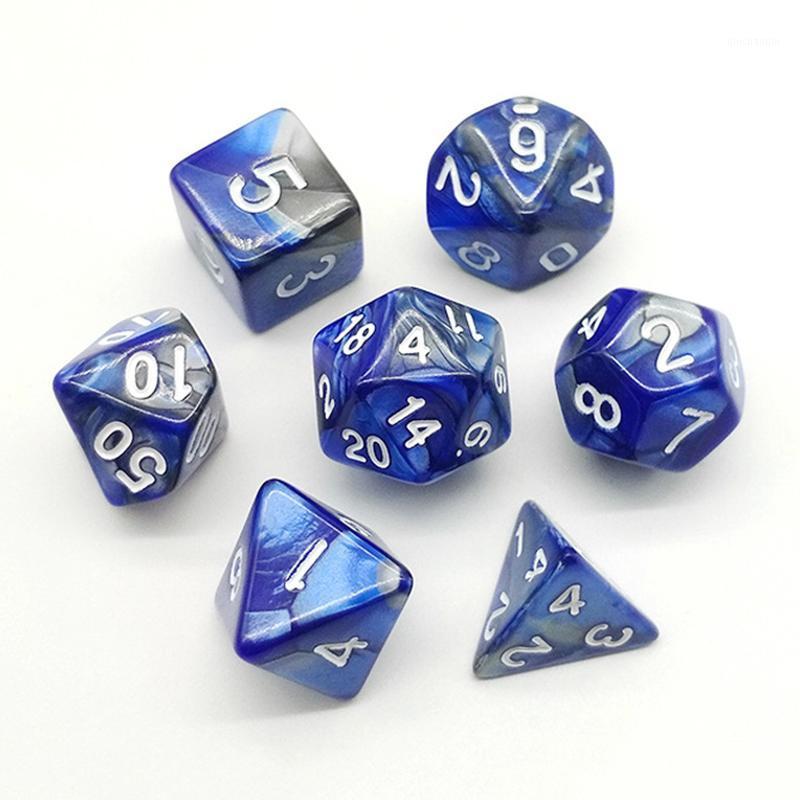 7pcs Set Duty Dice Set Glossed Color Colorful Solid Polyhedral Dice with Numbers Role Playing Game YS-BUY1
7pcs Set Duty Dice Set Glossed Color Colorful Solid Polyhedral Dice with Numbers Role Playing Game YS-BUY1
