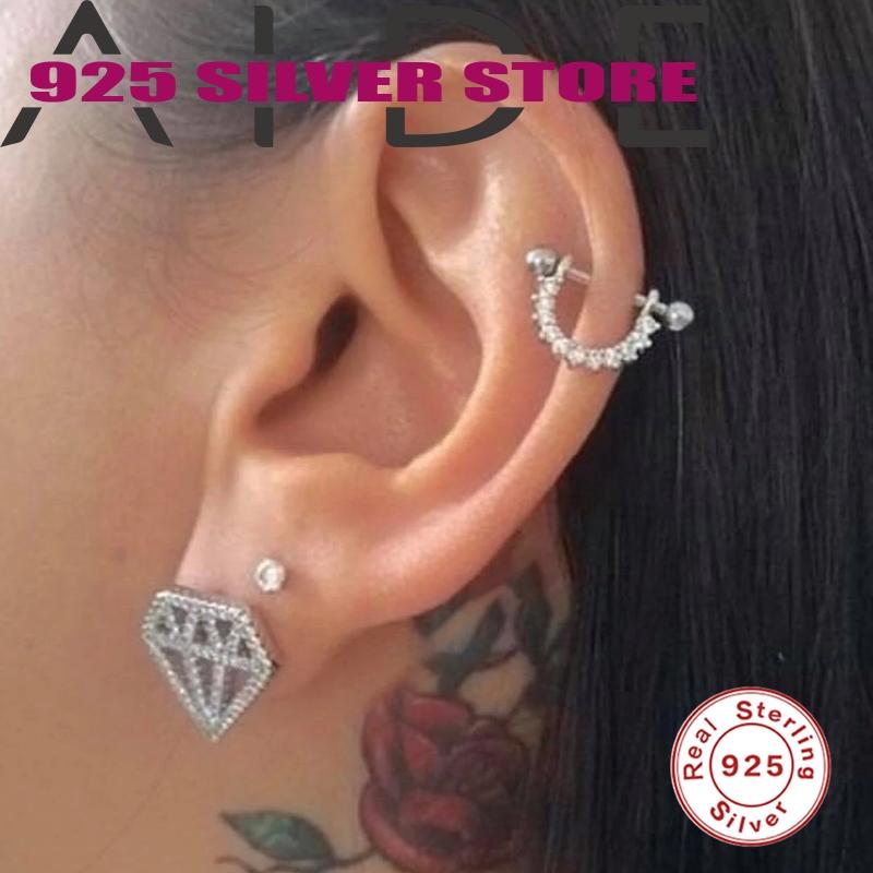 Aide 925 Sterling Silver Piercing Women's Hoop Earrings Micro Inlay U-shape Crystal Pendientes 2021 Fashion Huggie Earrings
Aide 925 Sterling Silver Piercing Women's Hoop Earrings Micro Inlay U-shape Crystal Pendientes 2021 Fashion Huggie Earrings