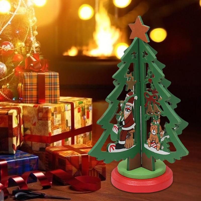 DIY Wooden Christmas Tree Decor Christmas Toy with Ornaments Desktop Window Shopping Mall Scene Decoration
DIY Wooden Christmas Tree Decor Christmas Toy with Ornaments Desktop Window Shopping Mall Scene Decoration