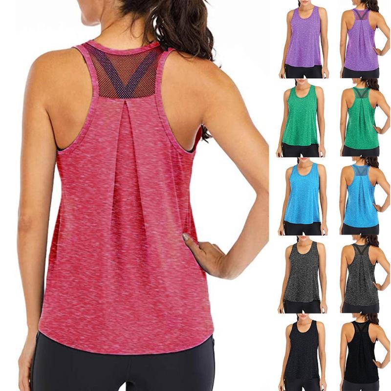 Women Yoga Shirts Workout Tops Mesh Racerback Tank Yoga Shirts Gym Clothes Sexy Sleeveless Fitness Running Sport Tank Tops Vest, Blue
Women Yoga Shirts Workout Tops Mesh Racerback Tank Yoga Shirts Gym Clothes Sexy Sleeveless Fitness Running Sport Tank Tops Vest, Blue