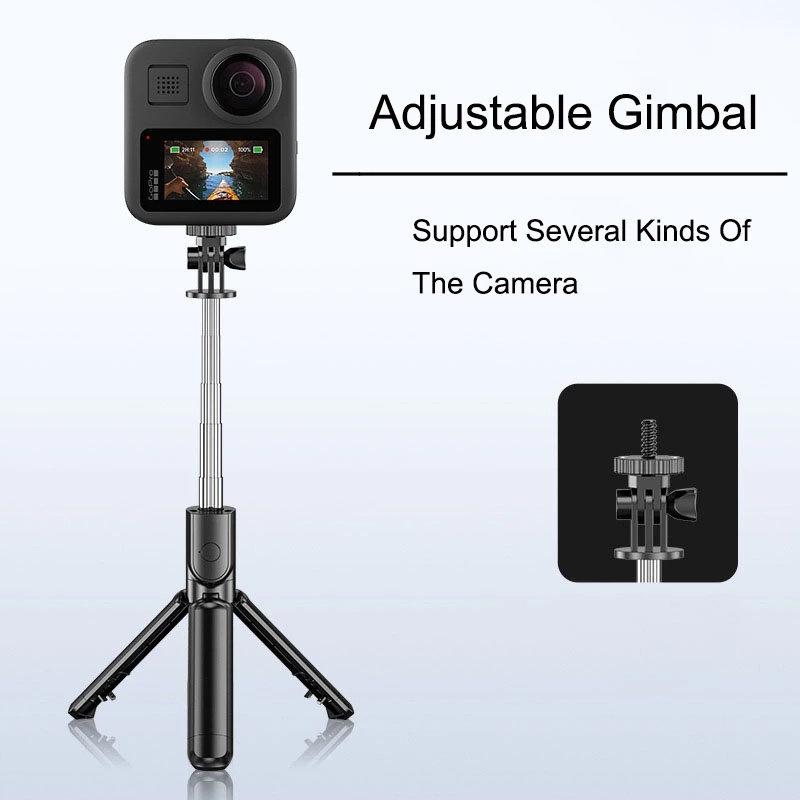 Selfie Monopods FGCLSY Bluetooth Selfie Stick Mobile Phone Holder Retractable Portable Multifunctional Mini Tripod With Wireless Remote Shutter