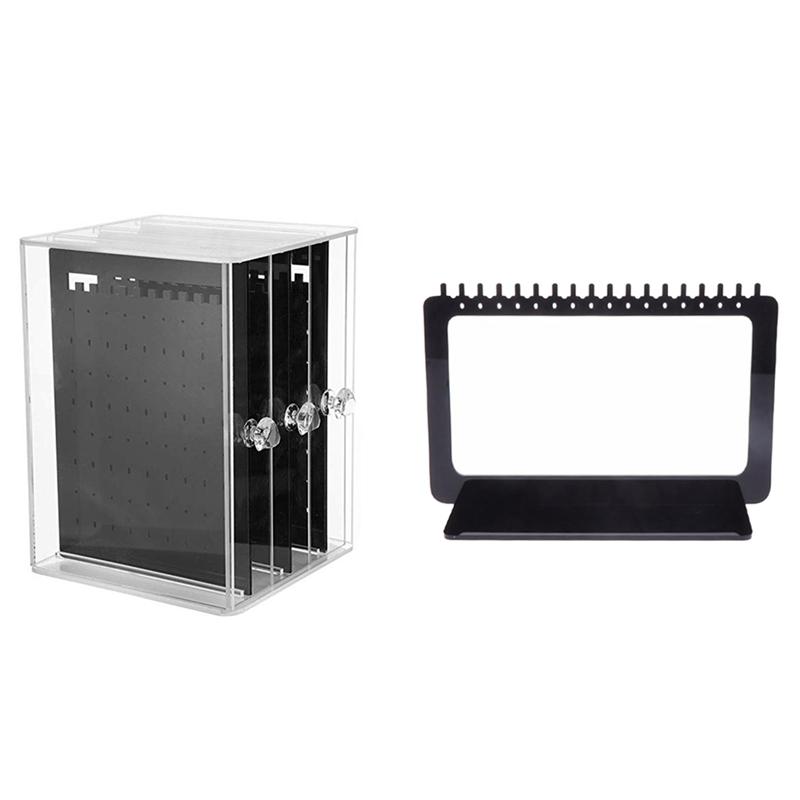 3 Vertical Drawer Earring Holder Jewelry Storage Box Black & 18cm Jewelry Display Rack Acrylic Rectangle Earrings Holder
3 Vertical Drawer Earring Holder Jewelry Storage Box Black & 18cm Jewelry Display Rack Acrylic Rectangle Earrings Holder