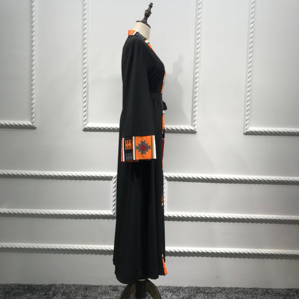 Muslim Abaya Print Dress Cardigan Long Robe Gowns Kimono Jubah Ramadan Middle East Thobe Worship Service Islamic Prayer Clothing, Black;gray
Muslim Abaya Print Dress Cardigan Long Robe Gowns Kimono Jubah Ramadan Middle East Thobe Worship Service Islamic Prayer Clothing, Black;gray