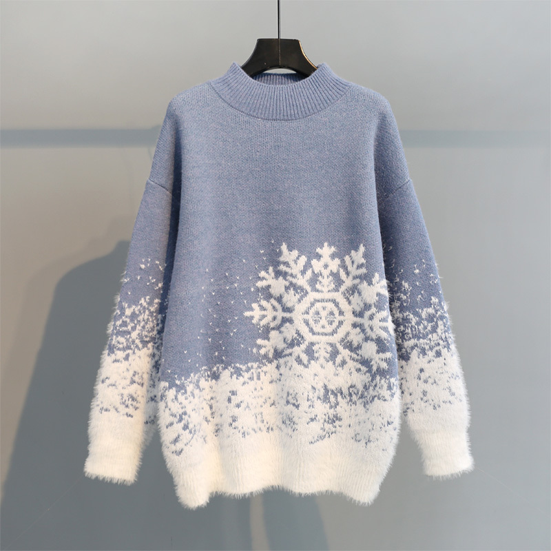 Turtleneck Women Sweater Winter Warm Female Jumper Thick Christmas Sweaters Ribbed Knitted Pullover Top Pull Hiver Femme 201222