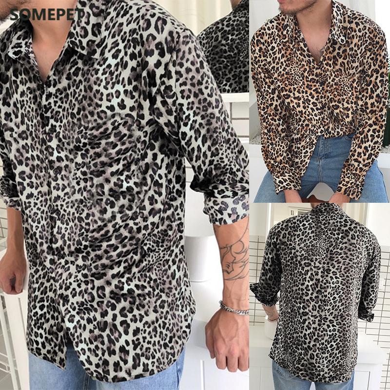 Men's Casual Shirts 2022 Mens Fashion Leopard Print Shirt High Quality Long Sleeve Social Man Party Homme, White;black
Men's Casual Shirts 2022 Mens Fashion Leopard Print Shirt High Quality Long Sleeve Social Man Party Homme, White;black