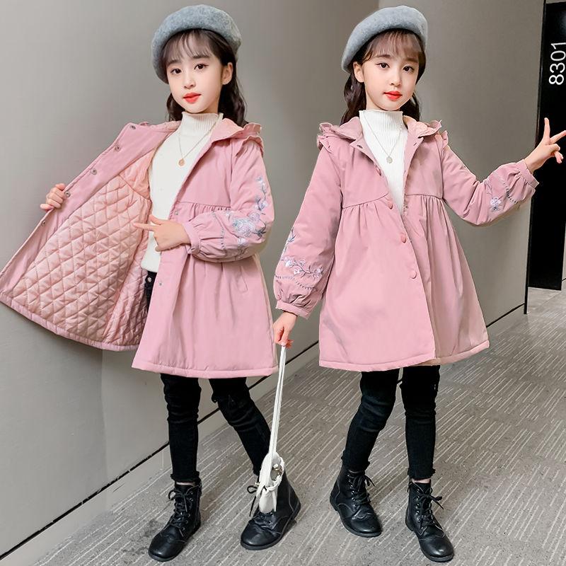 Floral Embroidery Windbreaker Hooded Spring Autumn Korean Fashion Children Cotton Jacket Kids Girls Trench Coat Outerwear Coats, Pink
Floral Embroidery Windbreaker Hooded Spring Autumn Korean Fashion Children Cotton Jacket Kids Girls Trench Coat Outerwear Coats, Pink