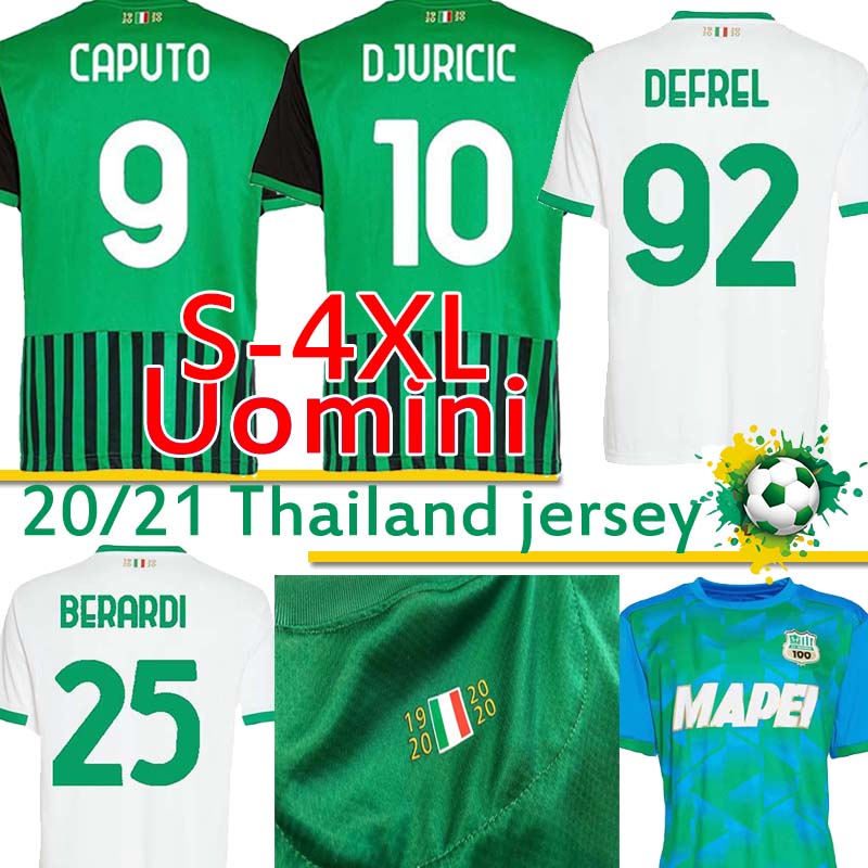 Sassuolo SOCCER JERSEYS 100TH Centenary Berardi BOGA Locatelli 2020 2021 maglietta Calcio Traore 2020 2021 FOOTBALL Shirts 20 21, Sasuoluo patch
Sassuolo SOCCER JERSEYS 100TH Centenary Berardi BOGA Locatelli 2020 2021 maglietta Calcio Traore 2020 2021 FOOTBALL Shirts 20 21, Sasuoluo patch