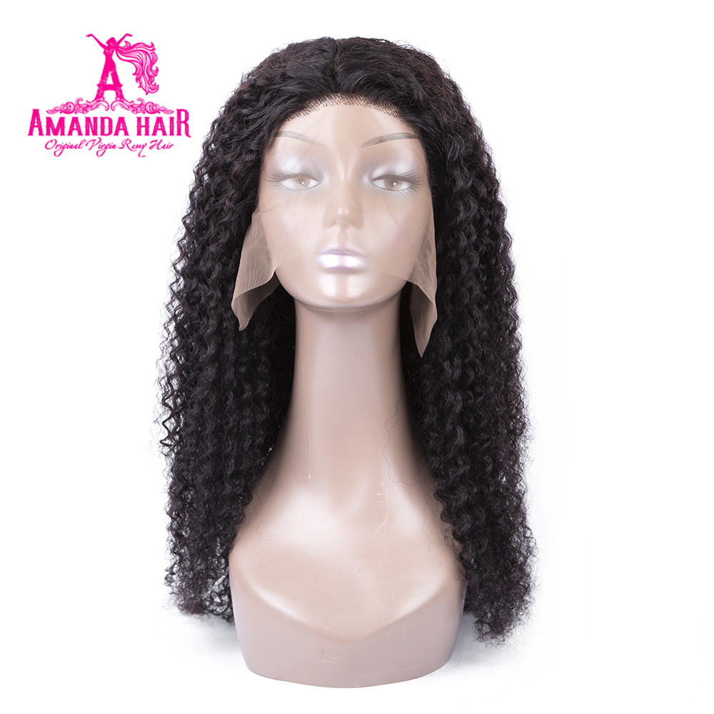 Amanda 13x1 HairLine T part Kinky Curly Hair Wigs Remy 150% Density Malaysian T Lace Part Human Hair Wigs For Women, Natural color 
Amanda 13x1 HairLine T part Kinky Curly Hair Wigs Remy 150% Density Malaysian T Lace Part Human Hair Wigs For Women, Natural color