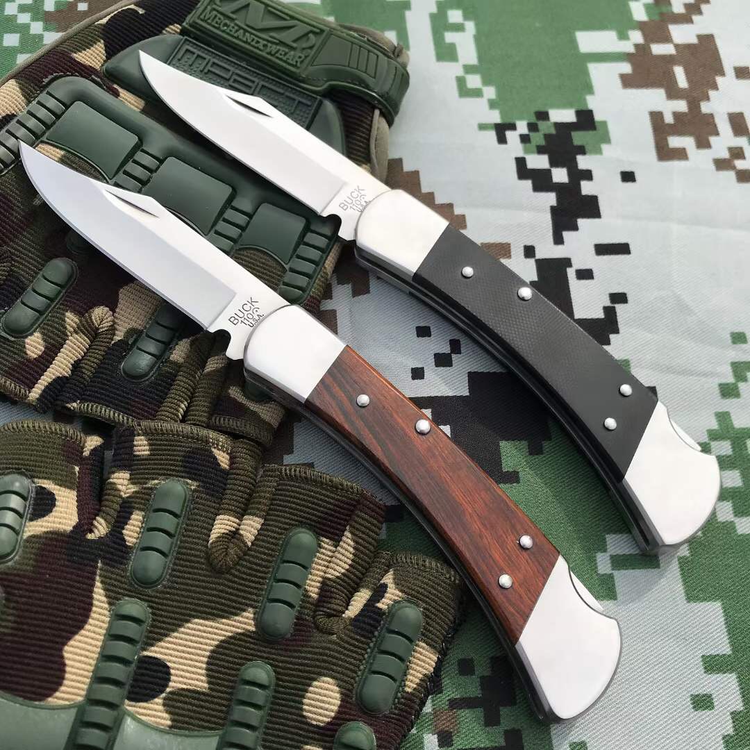 Classic Buck 110 S30V stainless steel blade black G10 and wooden handle optional for outdoor survival camping emergency self-defense tools
Classic Buck 110 S30V stainless steel blade black G10 and wooden handle optional for outdoor survival camping emergency self-defense tools