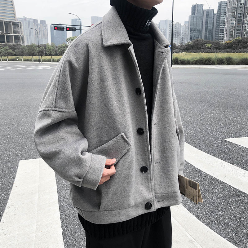 Coat 2021 Male Autumn Thin New Winter Pure Short Woolen Lapel Young Men's Clothes 170M, Khaki.
Coat 2021 Male Autumn Thin New Winter Pure Short Woolen Lapel Young Men's Clothes 170M, Khaki.