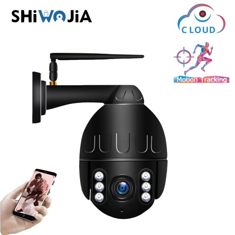 SHIWOJIA 1080P PTZ IP Camera Home Outdoor Auto Tracking Dome Camera Wireless Wifi Waterproof Security CCTV Surveillance IP Cam
SHIWOJIA 1080P PTZ IP Camera Home Outdoor Auto Tracking Dome Camera Wireless Wifi Waterproof Security CCTV Surveillance IP Cam