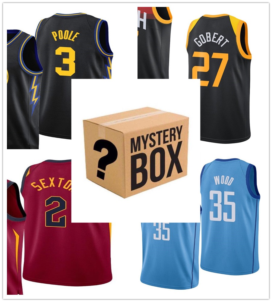 

MYSTERY BOX any basketball jerseys Mystery Boxes Toys Gifts for shirts man Sent at random mens uniform Bryant Durant James Curry Harden and so on, Send at random