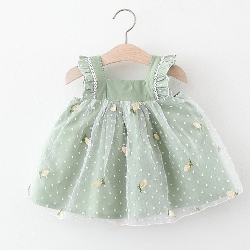Baby Girls Dress New Flying sleeve Newborn Dresses Pineapple Embroidery Baby Girls Summer Birthday Party Dress Clothing1, E20218 white yellow
Baby Girls Dress New Flying sleeve Newborn Dresses Pineapple Embroidery Baby Girls Summer Birthday Party Dress Clothing1, E20218 white yellow